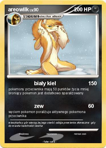Pokemon areowilk