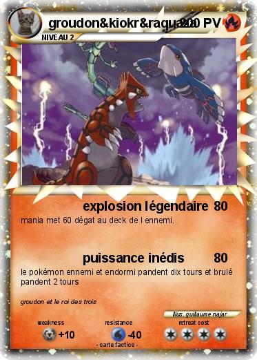 Pokemon groudon&kiokr&raquaza