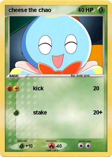 Pokemon cheese the chao