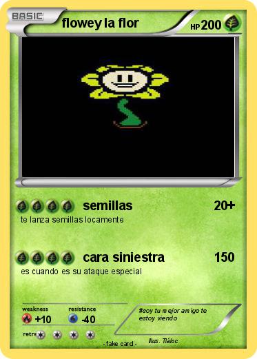 Pokemon flowey la flor