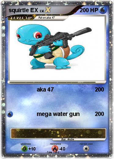 Pokemon squirtle EX
