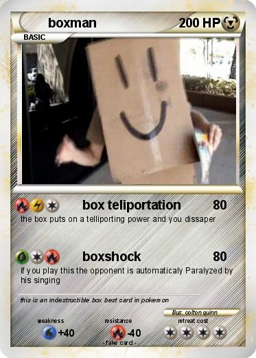 Pokemon boxman