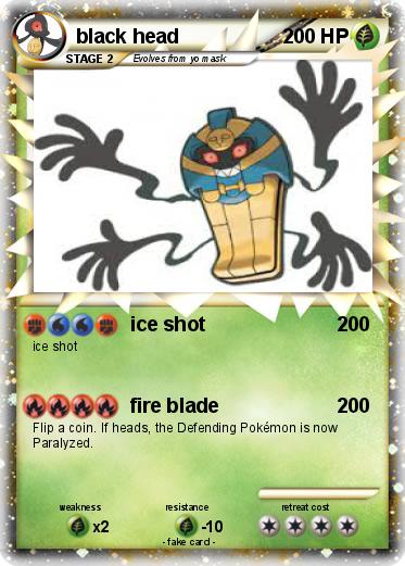 Pokemon black head