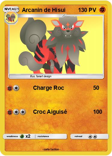 Pokemon Arcanin de Hisui