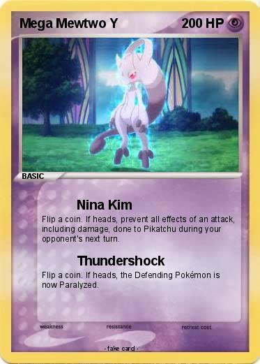 Pokemon Mega Mewtwo Y