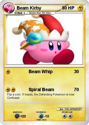 Pokemon Beam Kirby