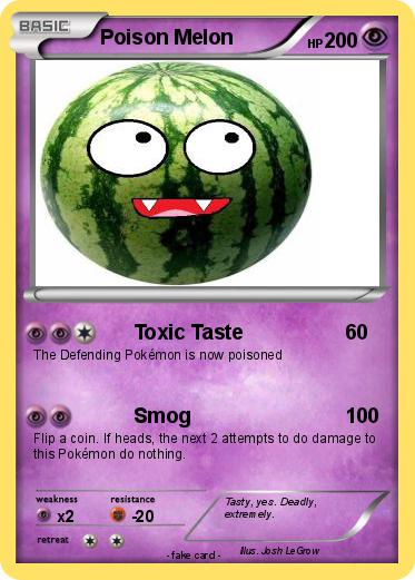 Pokemon Poison Melon