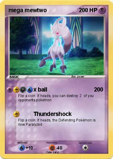 Pokemon mega mewtwo