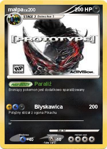 Pokemon małpa
