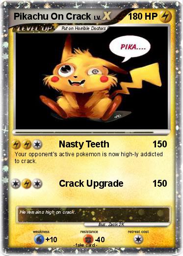 Pokemon Pikachu On Crack