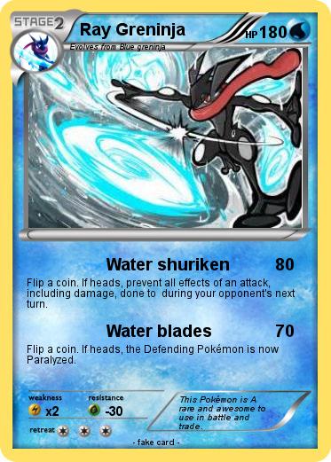 Pokemon Ray Greninja