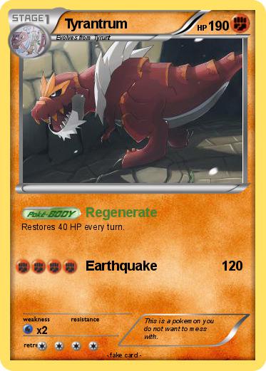 Pokemon Tyrantrum