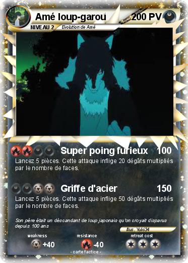 Pokemon Amé loup-garou