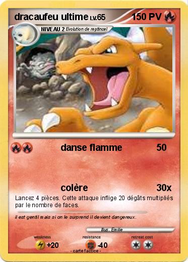 Pokemon dracaufeu ultime