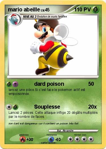 Pokemon mario abeille