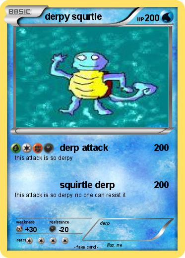 Pokemon derpy squrtle