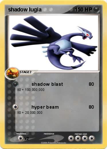 Pokemon shadow lugia