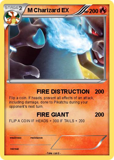 Pokemon M Charizard EX