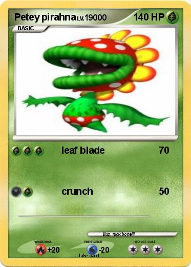 Pokemon Petey pirahna