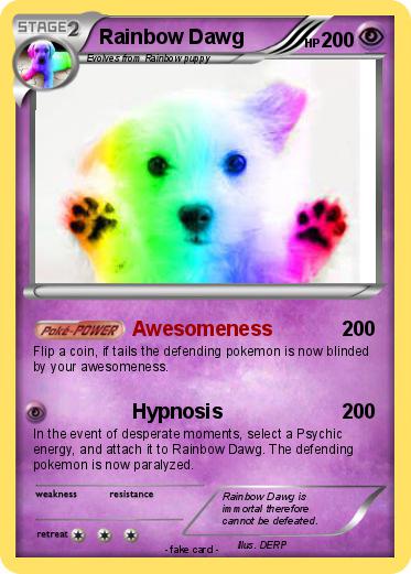 Pokemon Rainbow Dawg