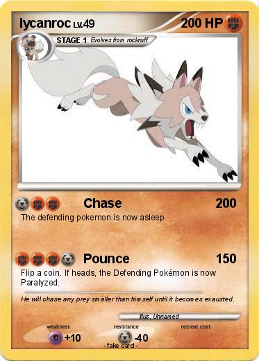 Pokemon lycanroc