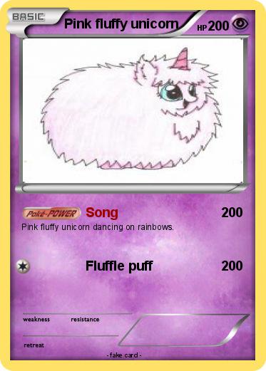 Pokemon Pink fluffy unicorn