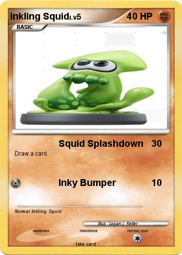 Pokemon Inkling Squid