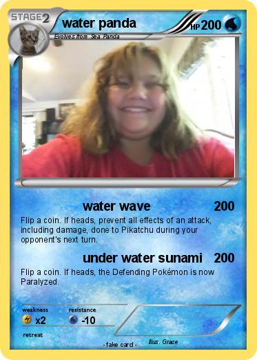 Pokemon water panda