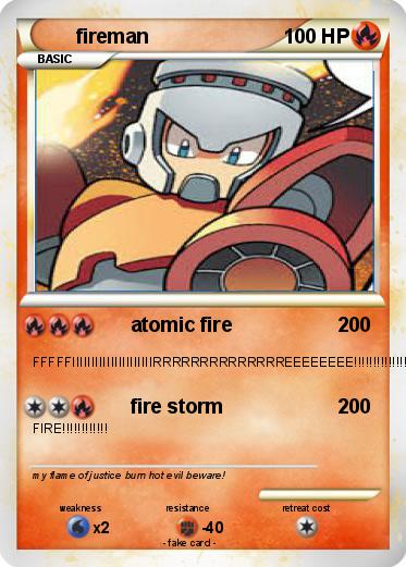 Pokemon fireman