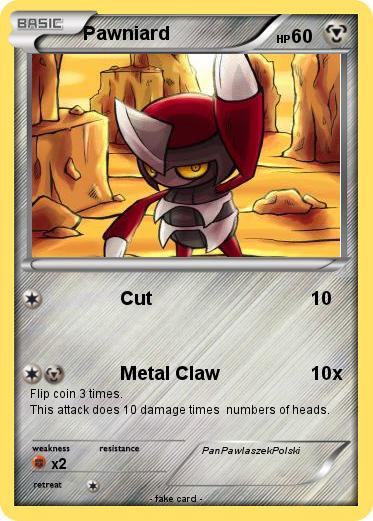 Pokemon Pawniard