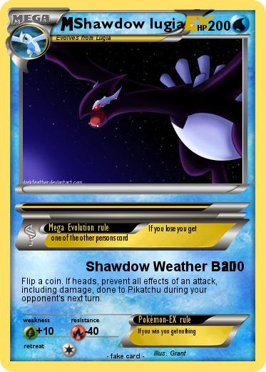 Pokemon Shawdow lugia