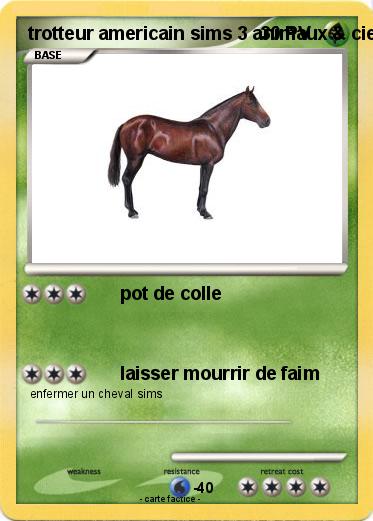 Pokemon trotteur americain sims 3 animaux & cie