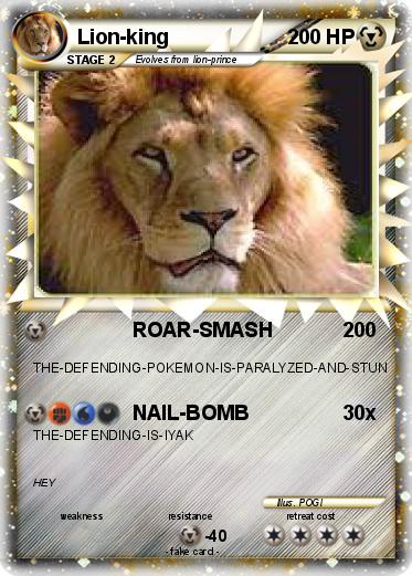 Pokemon Lion-king