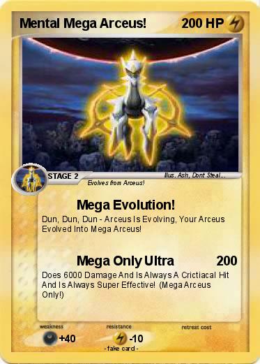 Pokemon Mental Mega Arceus!