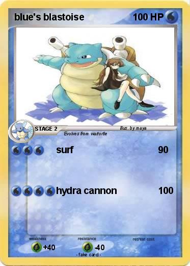 Pokemon blue's blastoise