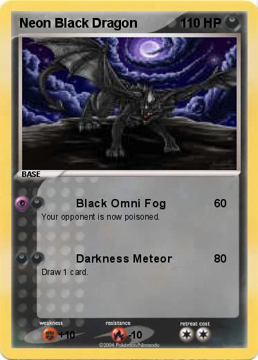 Pokemon Neon Black Dragon