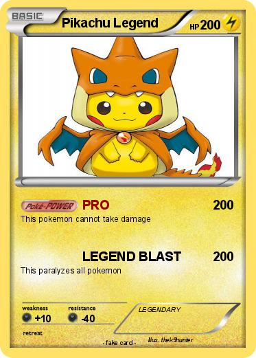 Pokemon Pikachu Legend