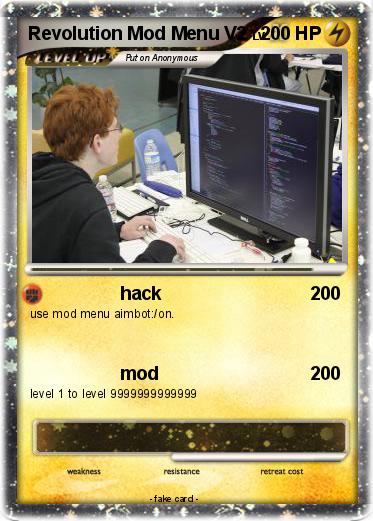 Pokemon Revolution Mod Menu V2