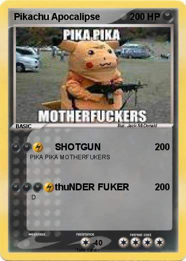 Pokemon Pikachu Apocalipse