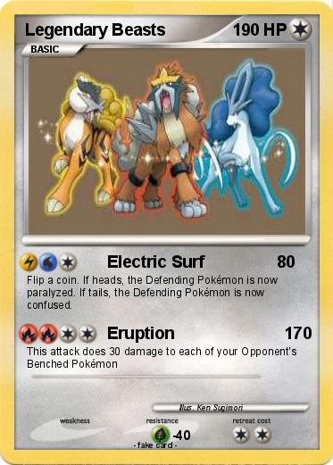 Pokemon Legendary Beasts