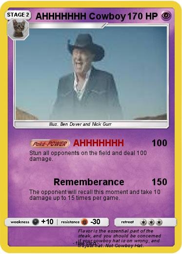 Pokemon AHHHHHHH Cowboy