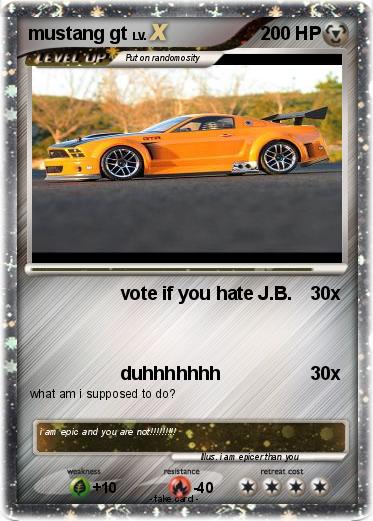 Pokemon mustang gt