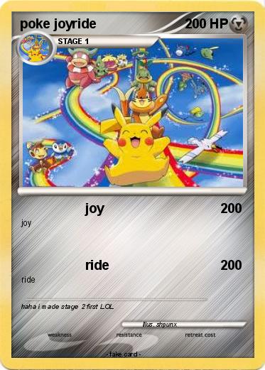 Pokemon poke joyride