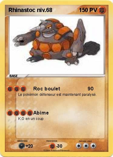 Pokemon Rhinastoc niv.68