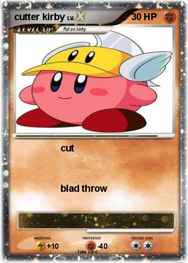 Pokemon cutter kirby