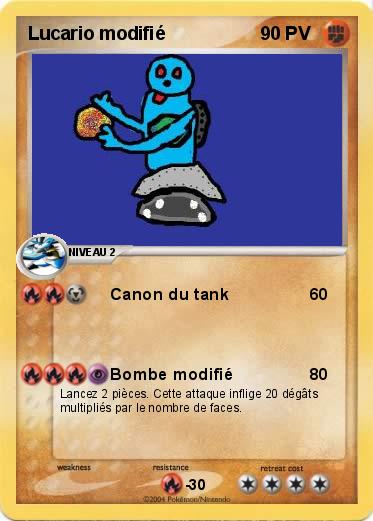 Pokemon Lucario modifié