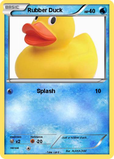 Pokemon Rubber Duck