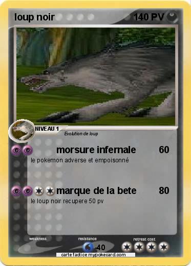 Pokemon loup noir