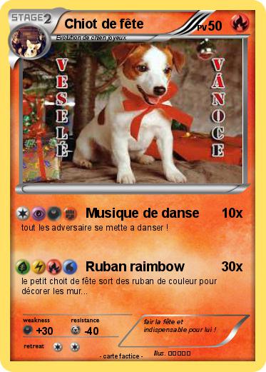 Pokemon Chiot de fête