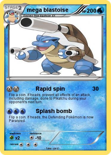Pokemon mega blastoise